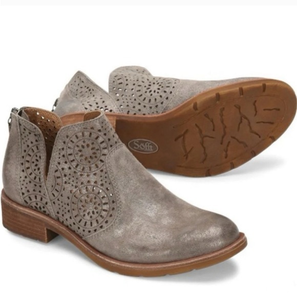 Sofft Barrosa Laser Cut ankle booties - Picture 2 of 9